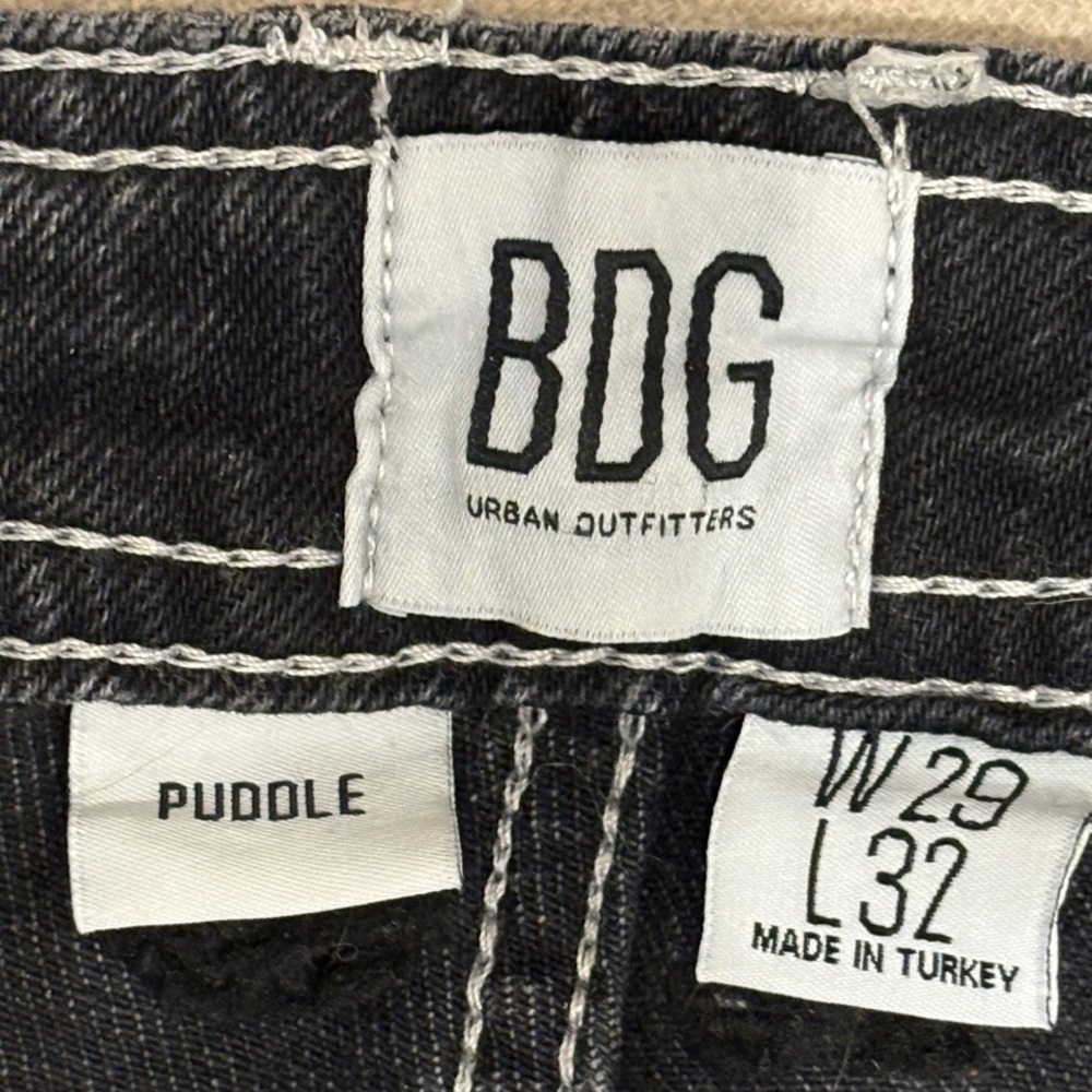BDG Denim Black Cargo Jeans - Picture 3 of 10